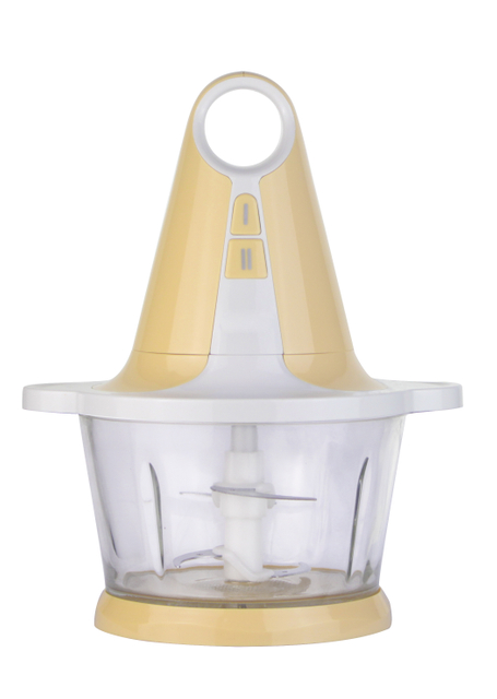 菜刀玻璃碗1.8L切碎电动厨房绞肉机-白色