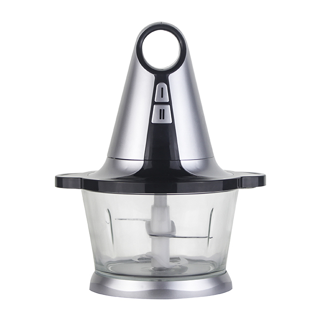 菜刀玻璃碗 1.8L 切碎电动厨房绞肉机-橙色