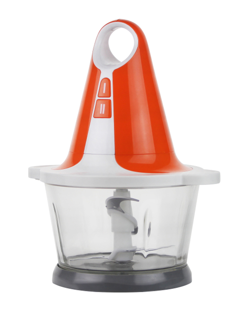 菜刀玻璃碗 1.8L 切碎电动厨房绞肉机-黄色